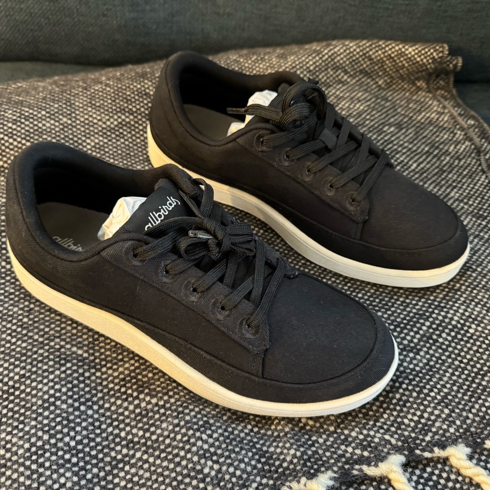 Allbirds Canvas Pacers Black Casual Womens Size 9